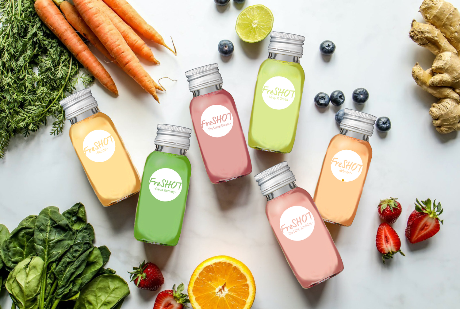 Box de shots vitaminés sur abonnement